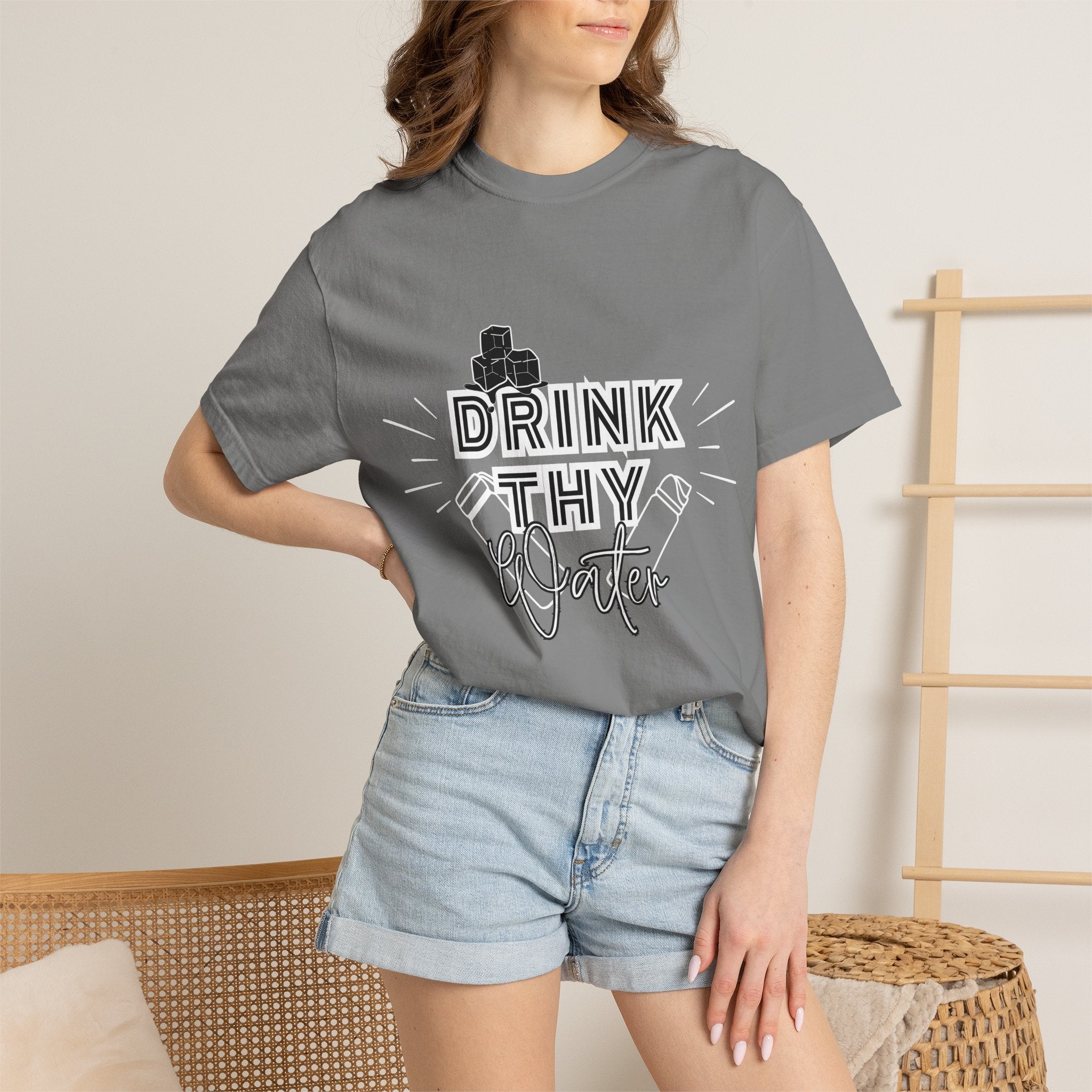 Drink Thy Water T-Shirt — Hydration Graphic Tee