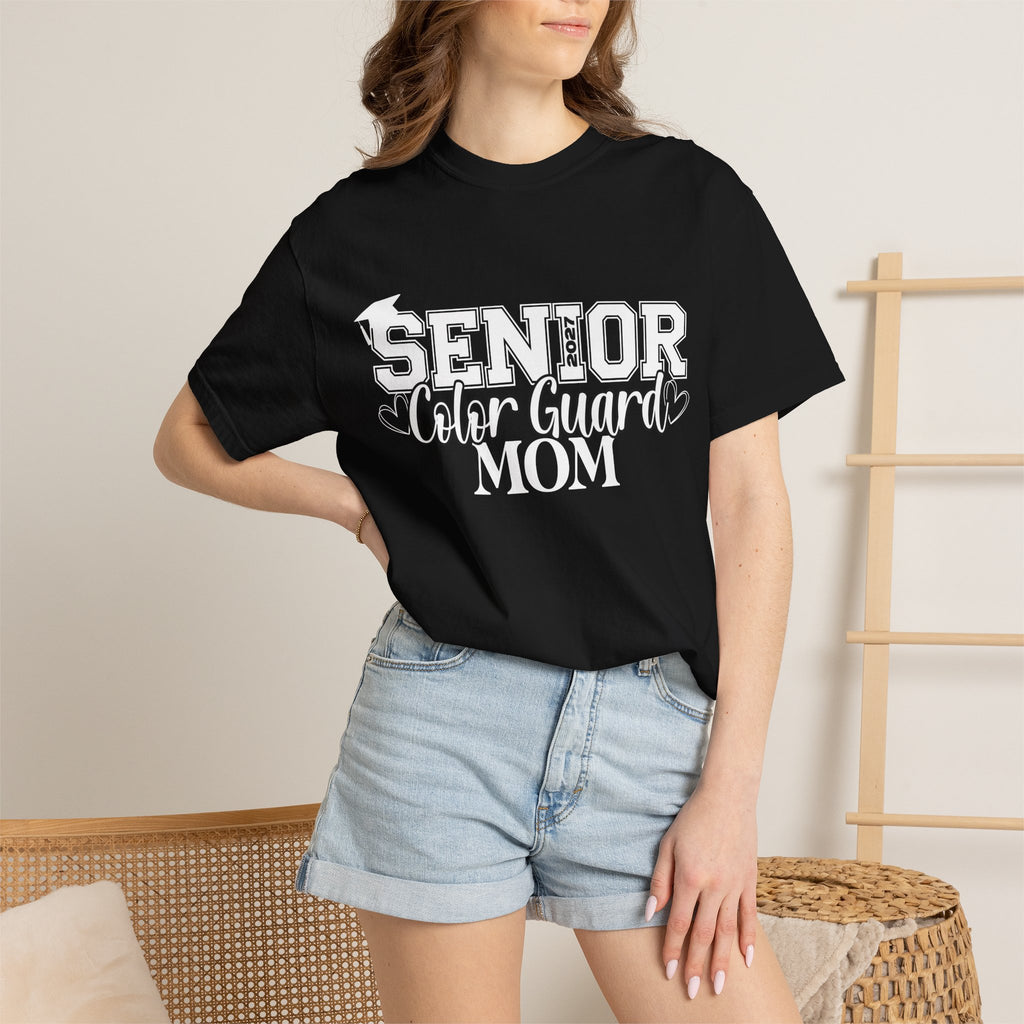 2027 Senior Color Guard Mom Graphic T-Shirt