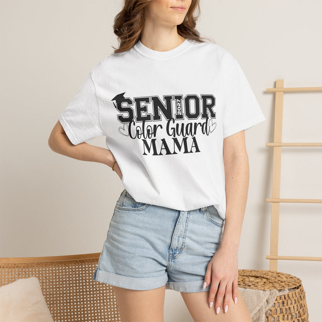 2027 Senior Color Guard Mama Graphic T-Shirt