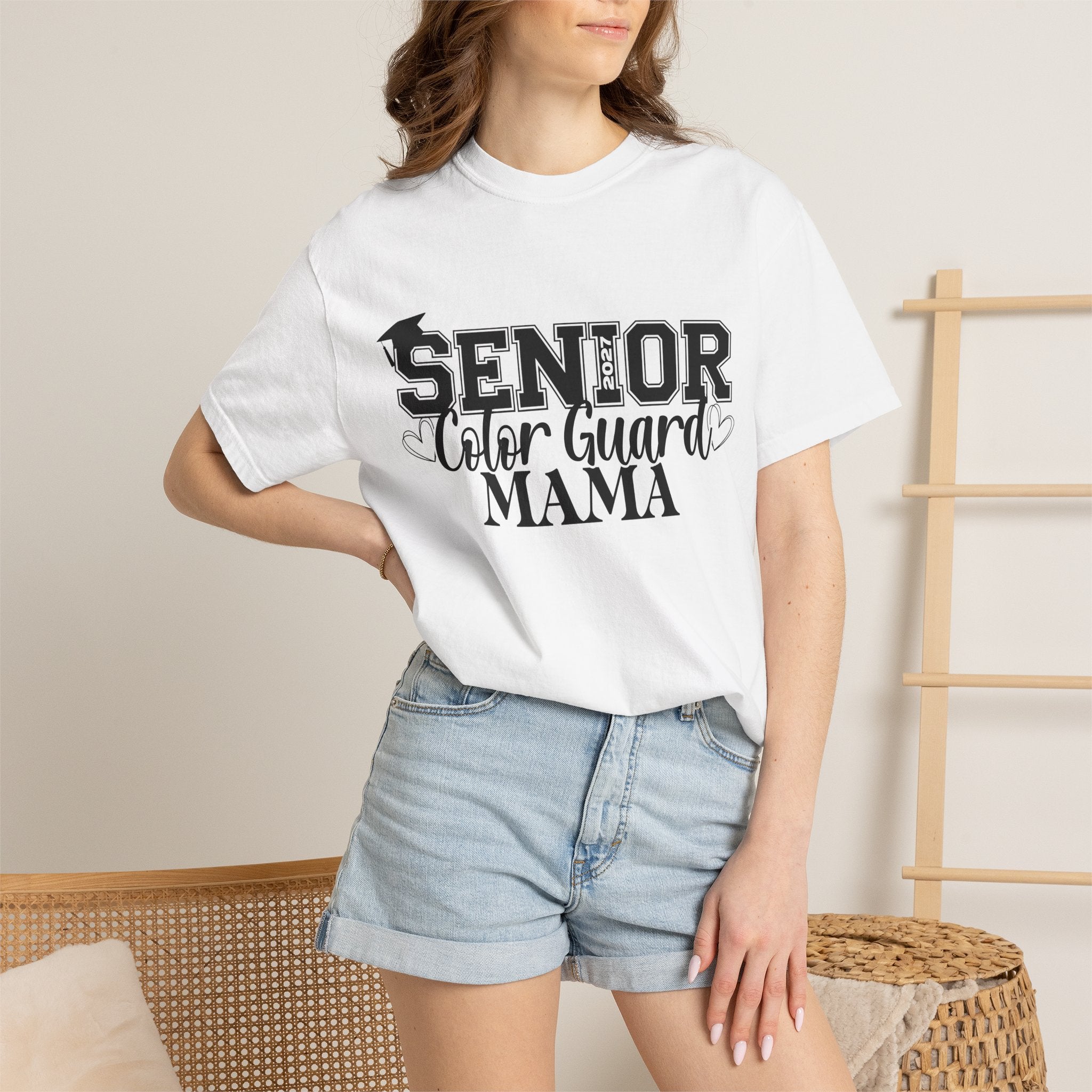2027 Senior Color Guard Mama Graphic T-Shirt