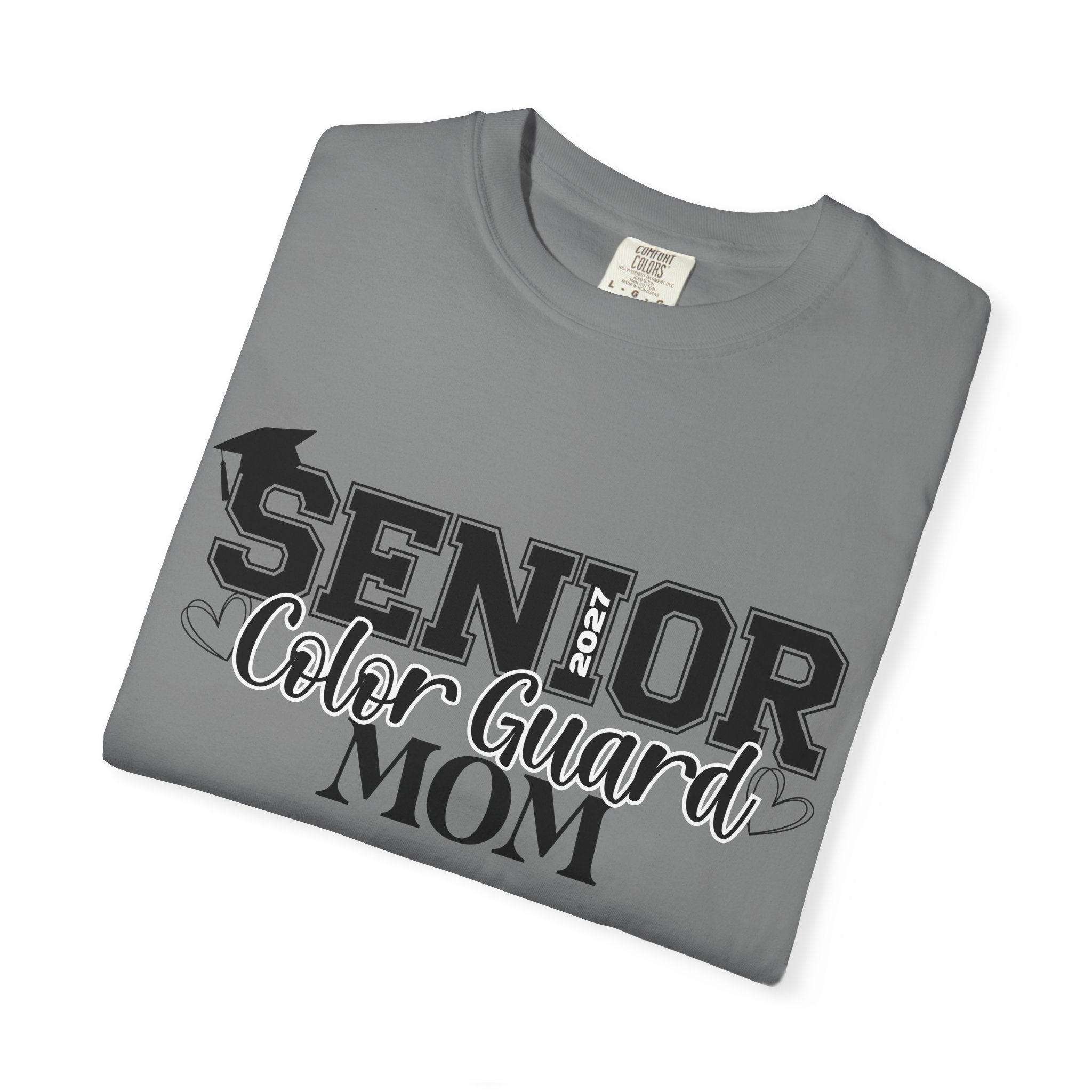2027 Senior Color Guard Mom Graphic T-Shirt