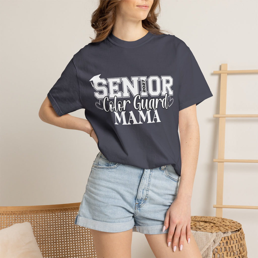2027 Senior Color Guard Mama Graphic T-Shirt