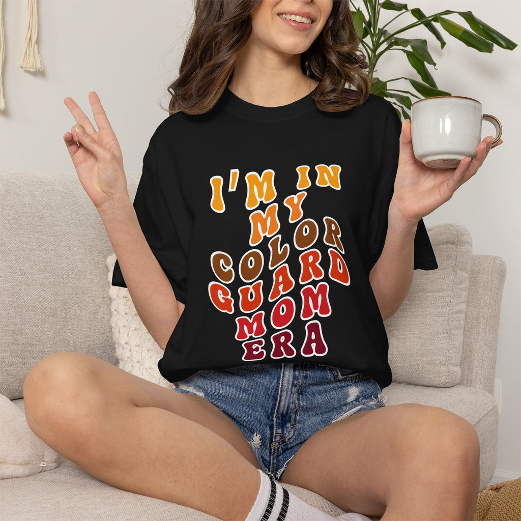 I’m In My Color Guard Mom Era Graphic T-Shirt