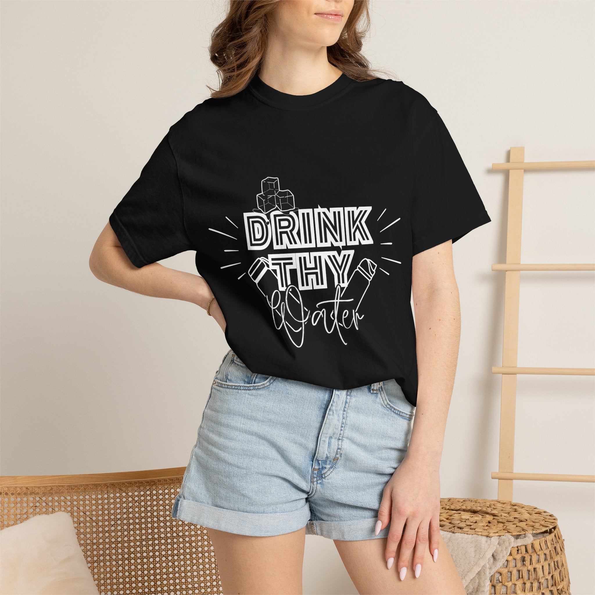 Drink Thy Water T-Shirt — Hydration Graphic Tee