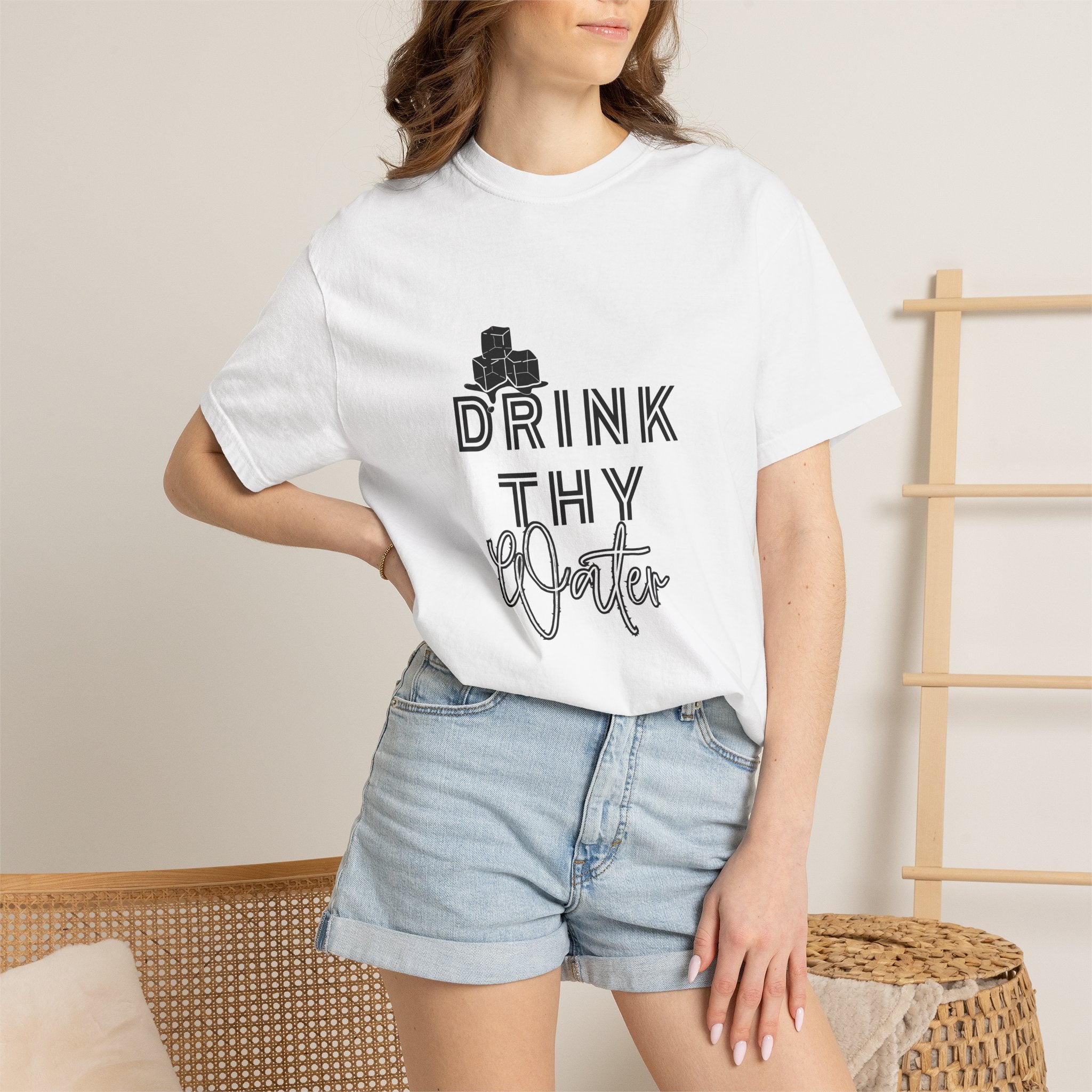 Drink Thy Water T-Shirt — Hydration Graphic Tee