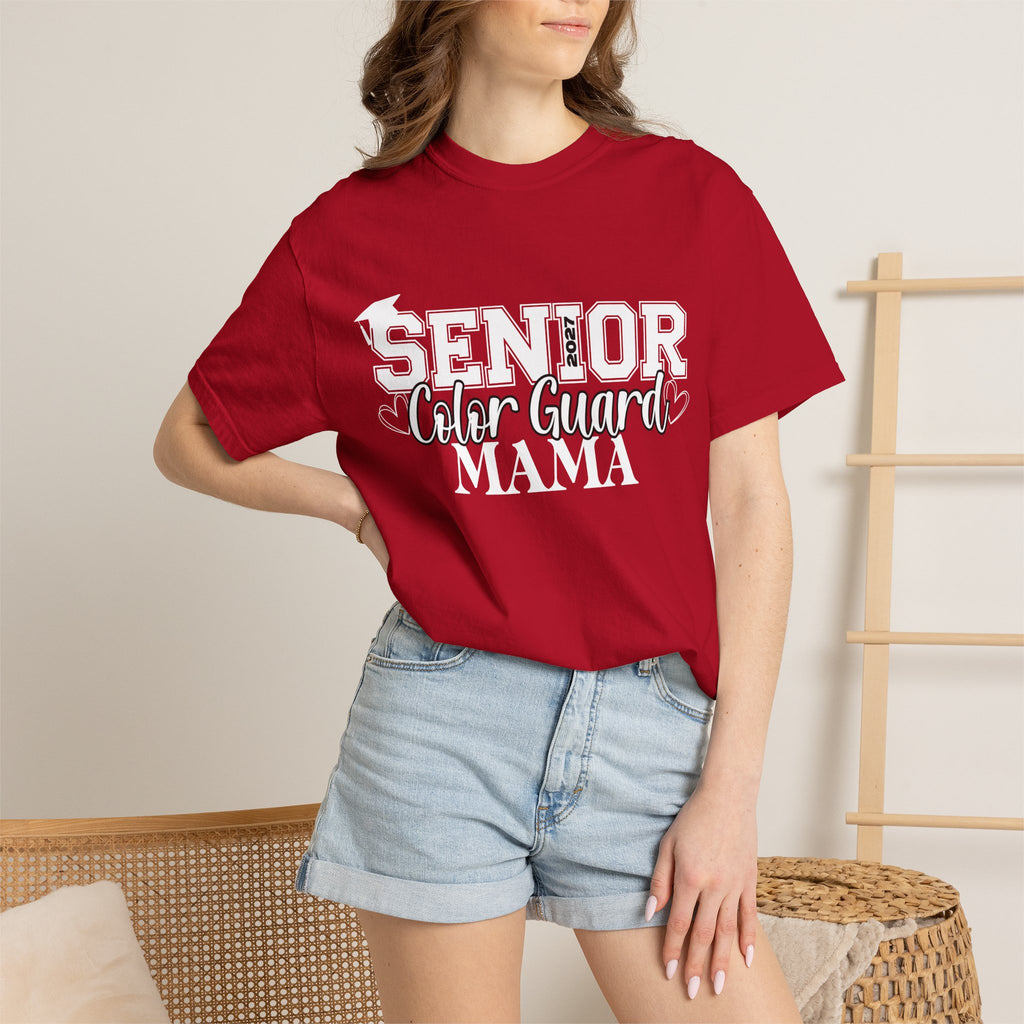 2027 Senior Color Guard Mama Graphic T-Shirt