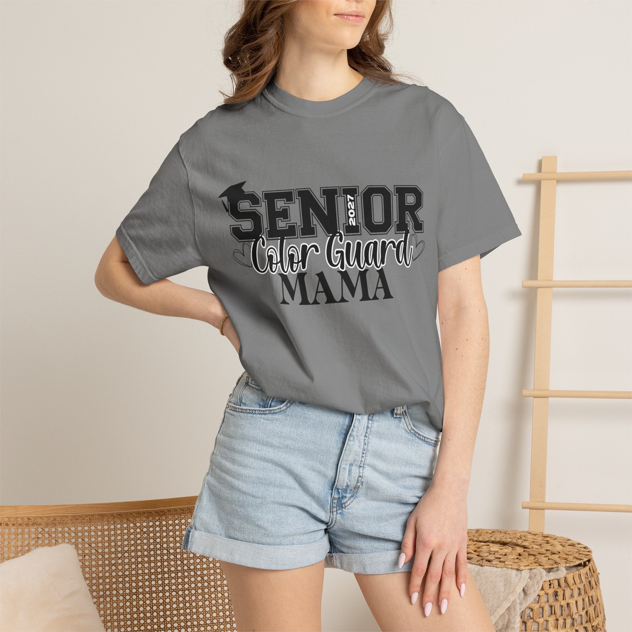 2027 Senior Color Guard Mama Graphic T-Shirt