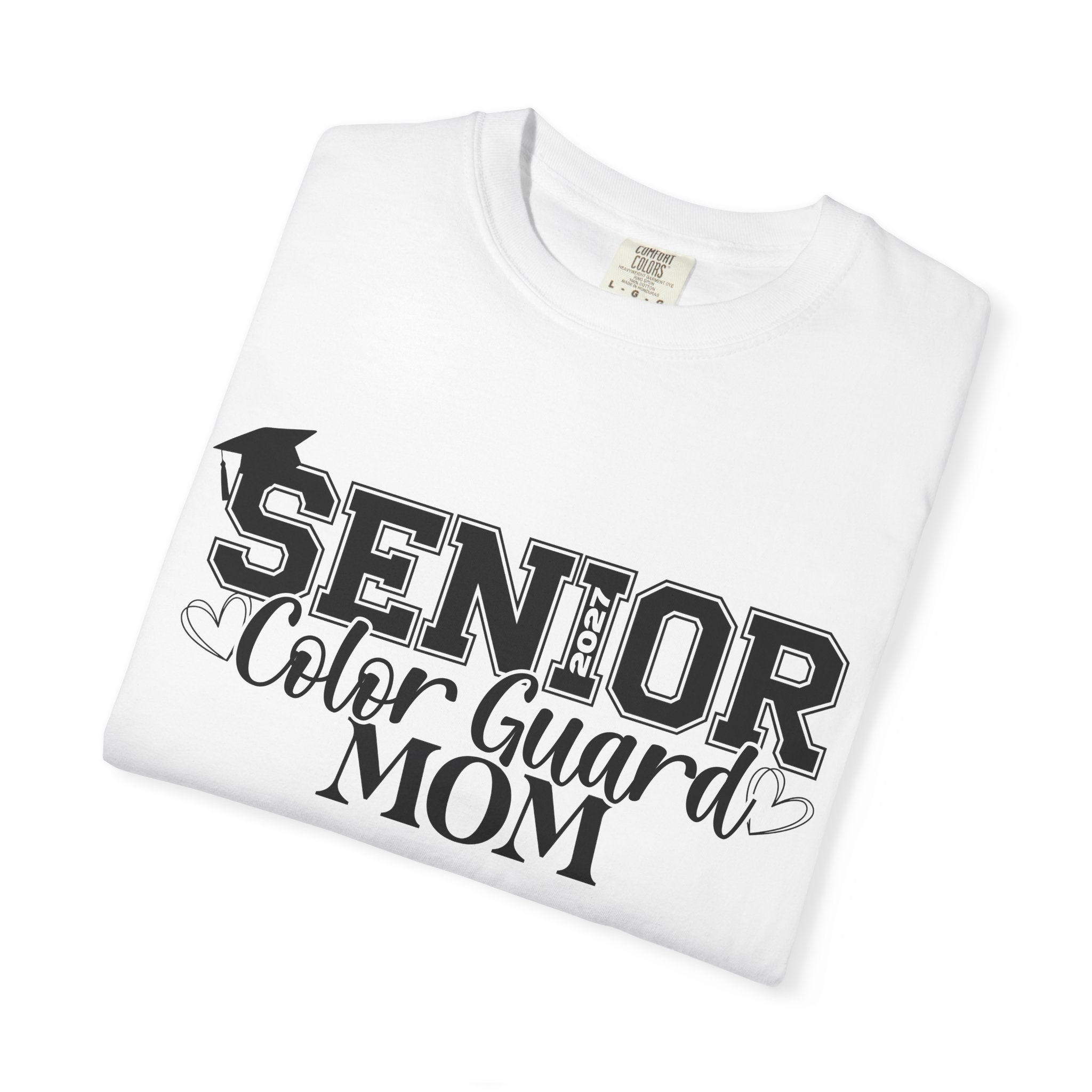 2027 Senior Color Guard Mom Graphic T-Shirt
