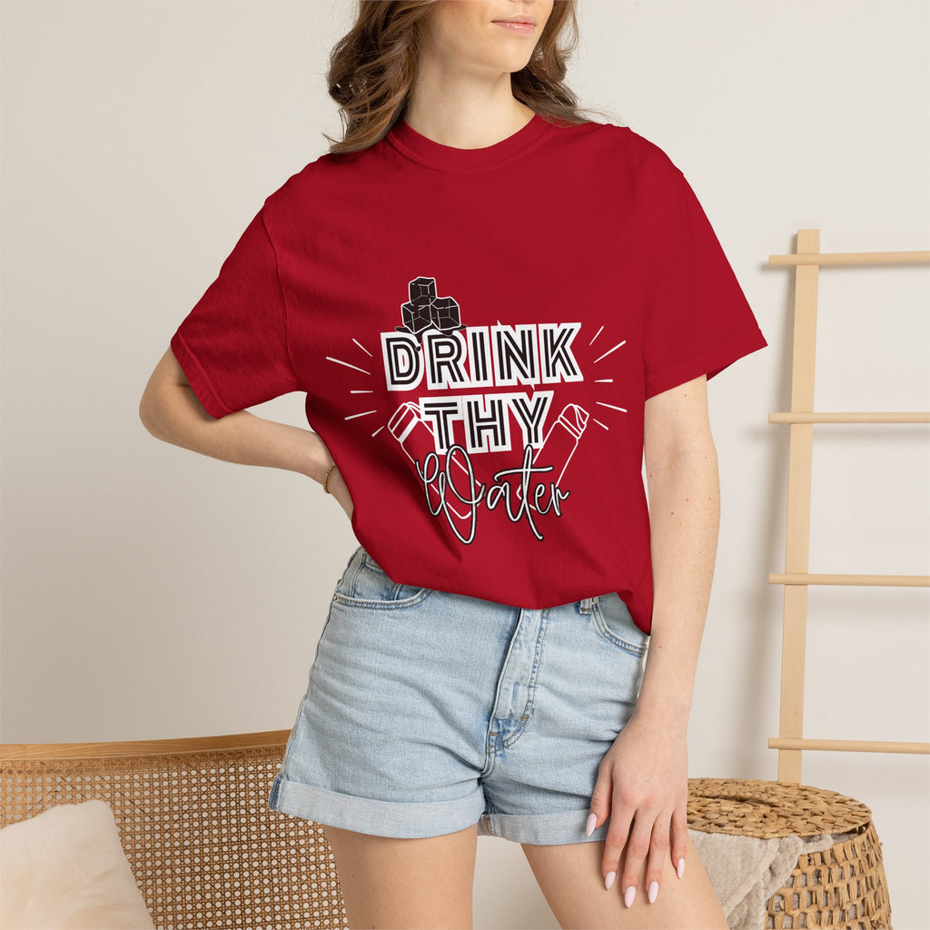 Drink Thy Water T-Shirt — Hydration Graphic Tee
