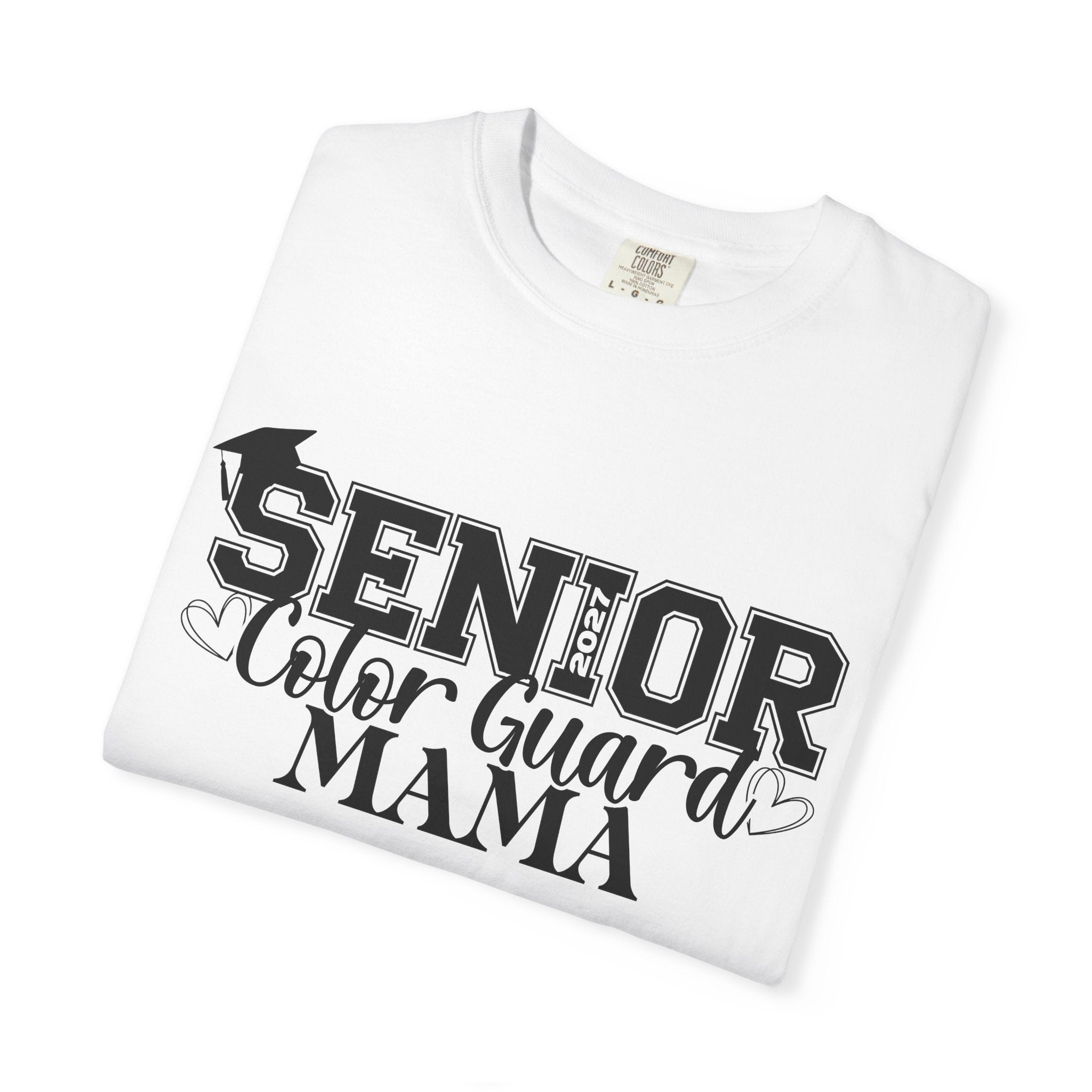 2027 Senior Color Guard Mama Graphic T-Shirt
