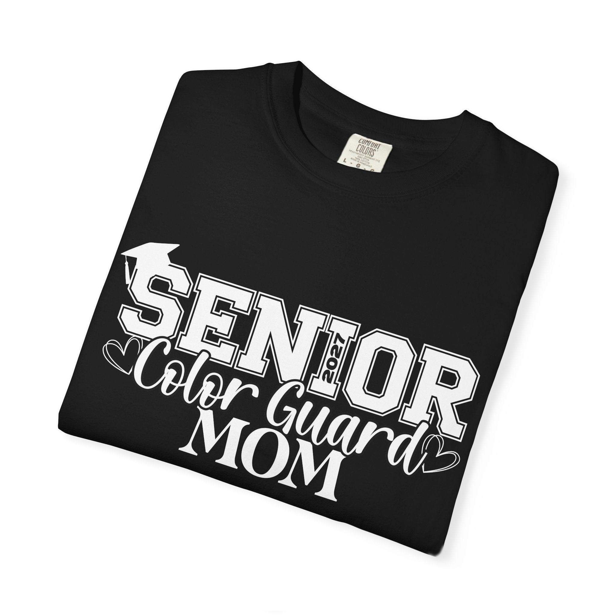 2027 Senior Color Guard Mom Graphic T-Shirt